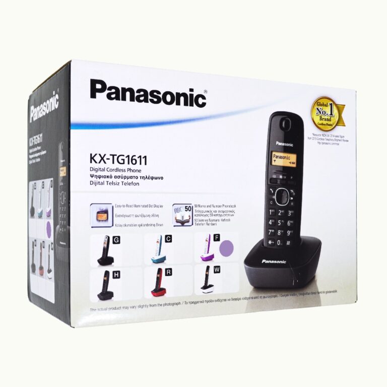 Dect/Gap Panasonic KX-TG1611GRF White-Purple - Image 2