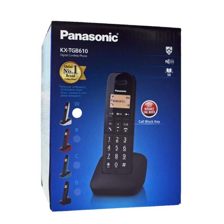 Dect/Gap Panasonic KX-TGB610GRW Black-White with Call Block Button - Image 2