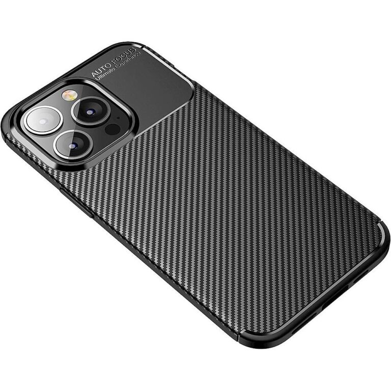 Case Ancus AutoFocus Carbon Fiber για Apple iPhone 13 Pro Black - Image 3