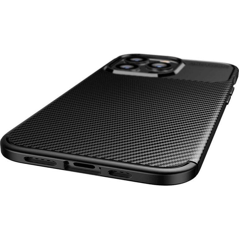 Case Ancus AutoFocus Carbon Fiber για Apple iPhone 13 Pro Black - Image 4