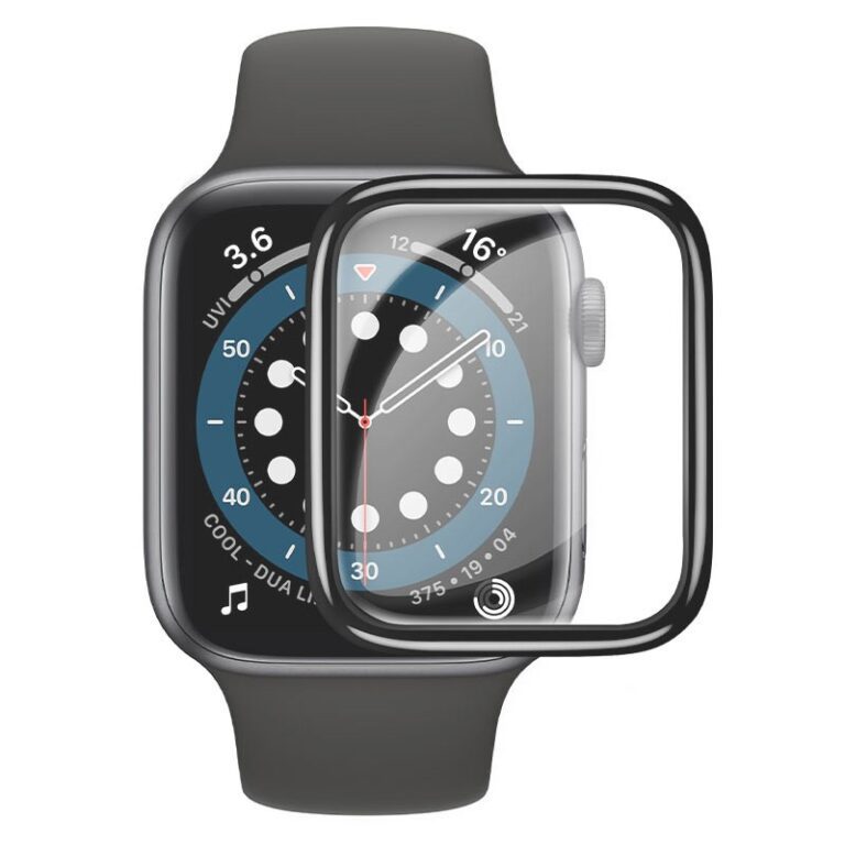 Tempered Glass Hoco A29 0.33mm 9H 3D Hot bending 44mm for iWatch Series4/5/6/SE Black - Image 3