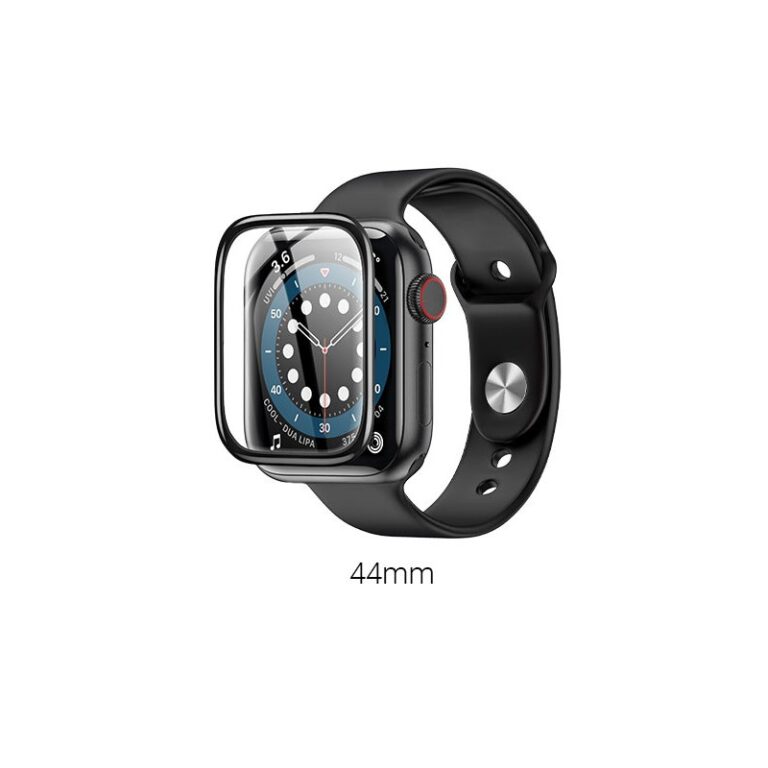 Tempered Glass Hoco A29 0.33mm 9H 3D Hot bending 44mm for iWatch Series4/5/6/SE Black - Image 4