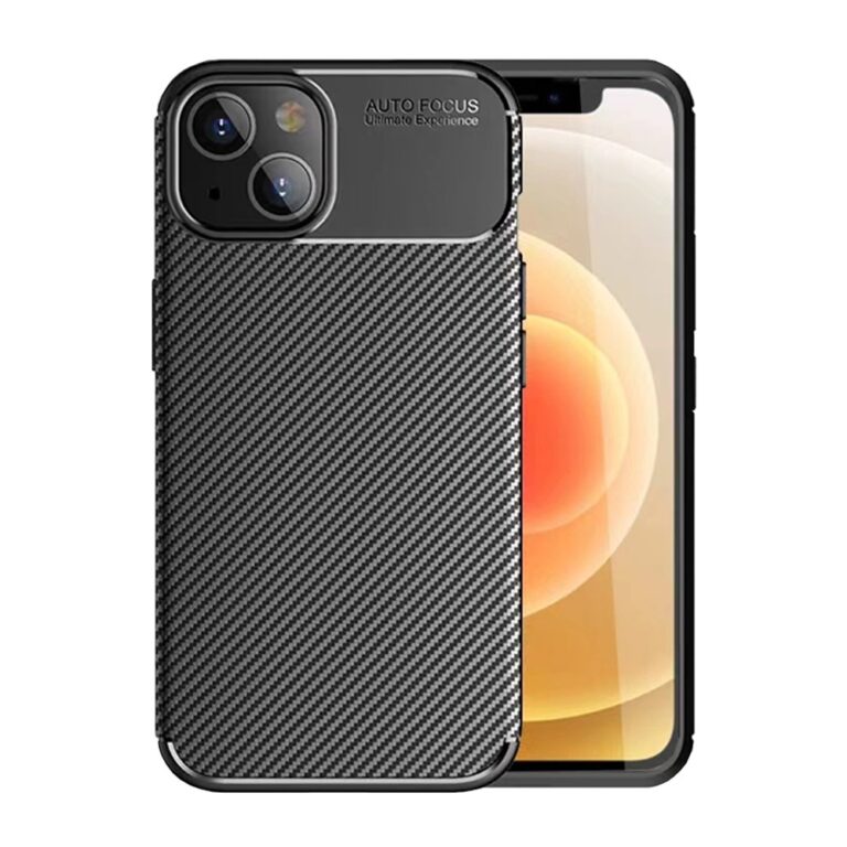 Case Ancus AutoFocus Carbon Fiber για Apple iPhone 15 Black - Image 2