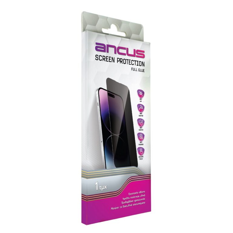 Tempered Glass Ancus Privacy 30 Degree Protection Full Face 3D for Apple iPhone 15 Pro Max - Image 2