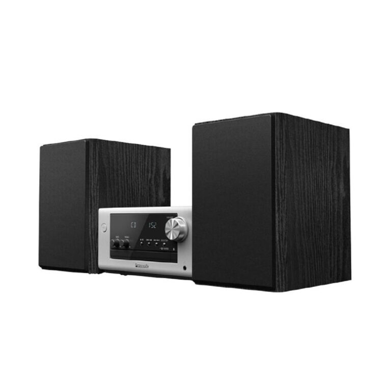 HiFi Micro System Panasonic SC-PM700 80W with CD USB FM and Bluetooth Silver - Image 2