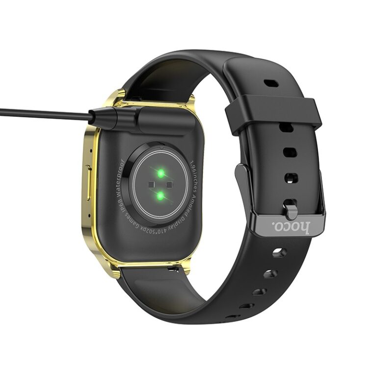 Charger Hoco Y19 Smart Sports Watch Black Magnet Distance: 0.6mm Contact Distance: 0.4mm - Image 4