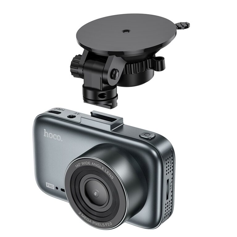 Windshield Cam Hoco DV5 1080p/30fps Full HD 200mAh Ultra Wide Angle Lens 140° 3" Display Park/Night Mode - Image 4