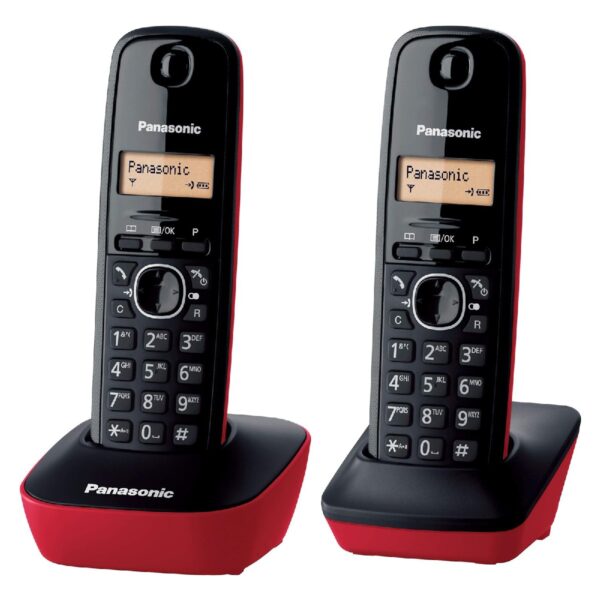 Dect/Gap Panasonic KXTG1612 Black - Red EU