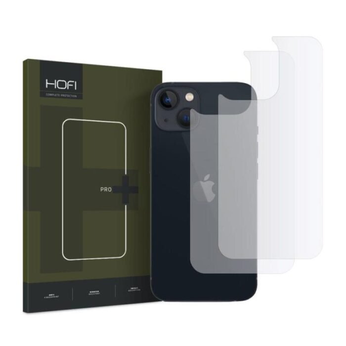 Hybrid Nano Glass Back Protector Hofi HydroFlex Pro+ Apple iPhone 14 Plus Διάφανο (2 τεμ.) - Image 1