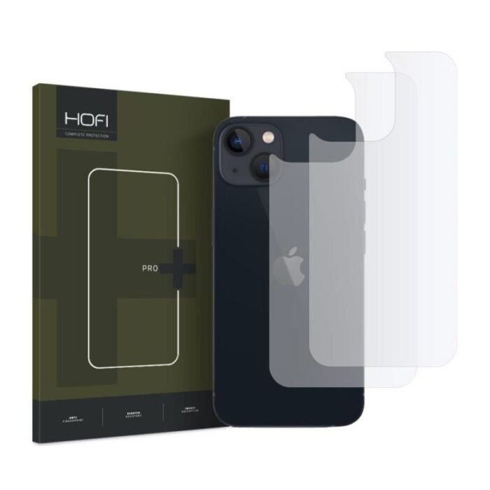 Hybrid Nano Glass Back Protector Hofi HydroFlex Pro+ Apple iPhone 14 Διάφανο (2 τεμ.) - Image 1