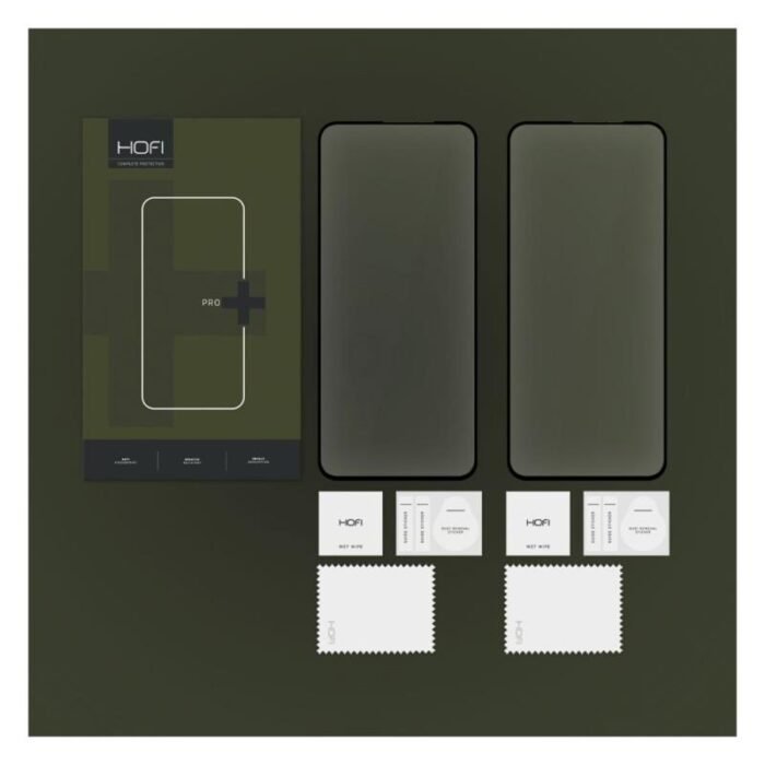 Tempered Glass Full Face Hofi Pro+ Motorola Moto G24 / G24 Power / G04 Μαύρο (2 τεμ.) - Image 2