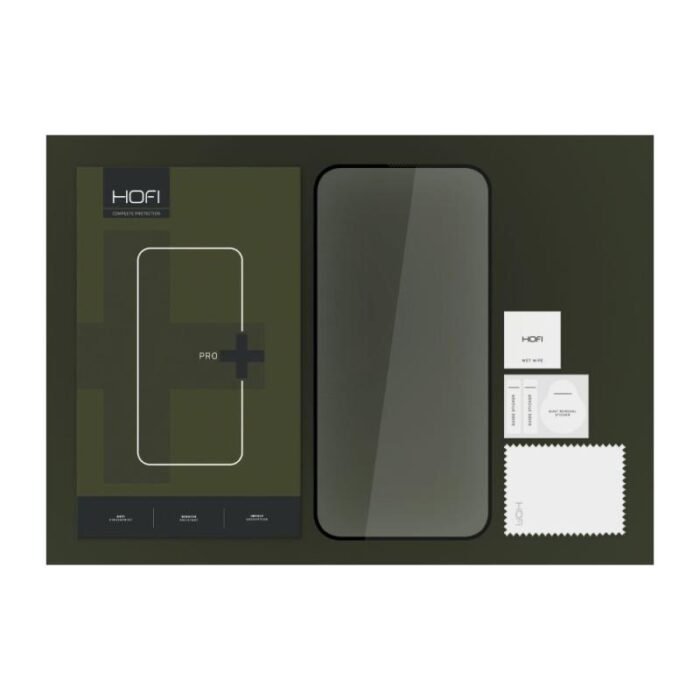 Tempered Glass Full Face Hofi Pro+ Apple iPhone 15 Μαύρο (1 τεμ.) - Image 2