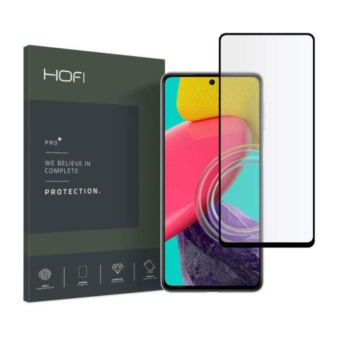 Tempered Glass Full Face Hofi Pro+ Samsung M536B Galaxy M53 5G Μαύρο (1 τεμ.) - Image 1