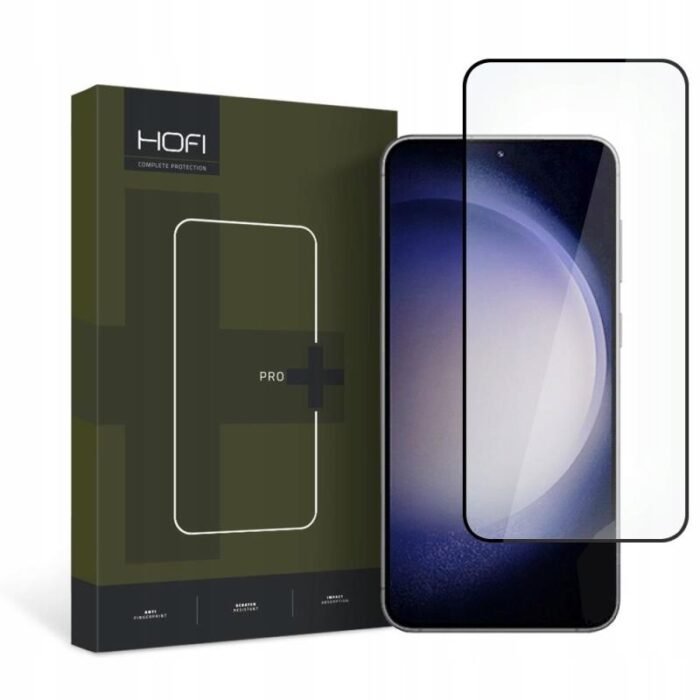 Tempered Glass Full Face Hofi Pro+ Samsung S911B Galaxy S23 5G Μαύρο (1 τεμ.) - Image 1