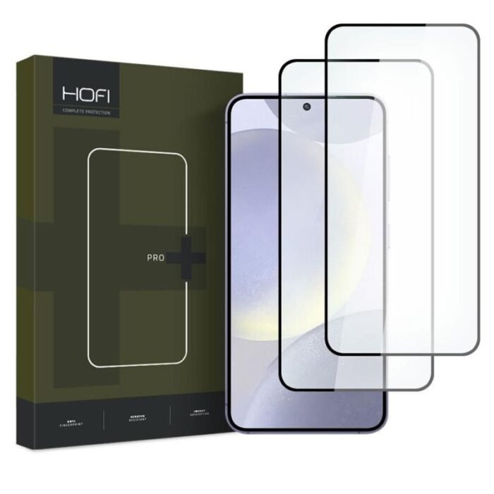 Tempered Glass Full Face Hofi Pro+ Samsung Galaxy S24 Plus 5G Μαύρο (2 τεμ.) - Image 1