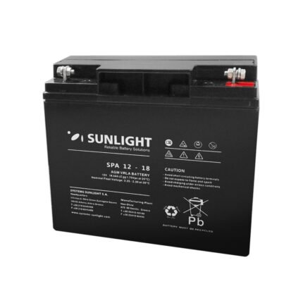 BATTERY VRLA RECHARGABLE 12V-18AH FOR UPS NEW