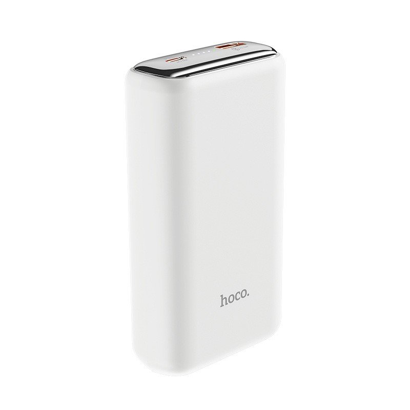 38312-396.jpg Power Bank Hoco Q1A Kraft 20000mAh PD20W+QC3.0 Mini Size με Έξοδο USB USB-C και LED Ένδειξη Μπαταρίας Λευκό - Image 1