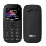 Maxcom MM471 Dual SIM 2.2" με Μεγάλα Πλήκτρα, Βάση Φόρτισης, Bluetooth, Ραδιόφωνο, Φακό, Κάμερα και Πλήκτρο Έκτακτης Ανάγκης Μαύρο