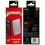 Power Bank Energizer Eveready Slim 10000mAh 2A  με 2x USB 2.0 και LED Ένδειξη Μπαταρίας Ασημί - Image 2