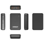 Power Bank Energizer Eveready Mini 10000mAh 2.1A με 2x USB 2.0 και LED Ένδειξη Μπαταρίας Μαύρο - Image 3