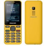 Maxcom MM139 (Dual Sim) 2,4" με Κυρτό Σώμα, Κάμερα, Φακό και Ραδιόφωνο (Λειτουργεί Χωρίς Ακουστικά) Κίτρινο