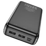 Power Bank Hoco J91A 20000mAh με Έξοδο  USB 5V/2.1A LED Ένδειξη Μπαταρίας Μαύρο - Image 4