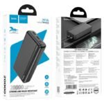 Power Bank Hoco J91A 20000mAh με Έξοδο  USB 5V/2.1A LED Ένδειξη Μπαταρίας Μαύρο - Image 2