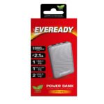 Power Bank Energizer Eveready Mini 10000mAh 2.1A με 2x USB 2.0 και LED Ένδειξη Μπαταρίας Ασημί - Image 2