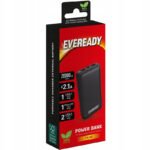 Power Bank Energizer Eveready Slim 20000mAh 2A  με 2x USB 2.0 και LED Ένδειξη Μπαταρίας Μαύρο - Image 2