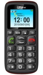 Maxcom MM428BB (Dual Sim) 1.8" με Μεγάλα Πλήκτρα, Ραδιόφωνο (Λειτουργεί χωρίς Handsfree), Φακό και Πλήκτρο Έκτακτης Ανάγκης Μαύρο - Image 2