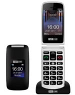 Maxcom MM824 2.4" με Κάμερα, Ραδιόφωνο (Λειτουργεί χωρίς Handsfree), και Πλήκτρο Έκτακτης Ανάγκης & Κατάλληλο για Ακουστικά Βαρηκοϊας Μαύρο