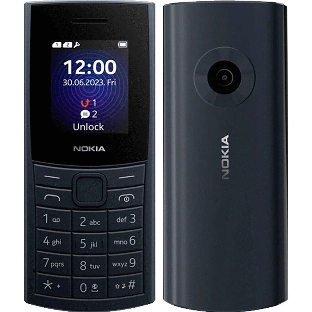 39989.jpg Nokia 110 4G (2023) Dual Sim 1.8" Midnight Blue GR - Image 1