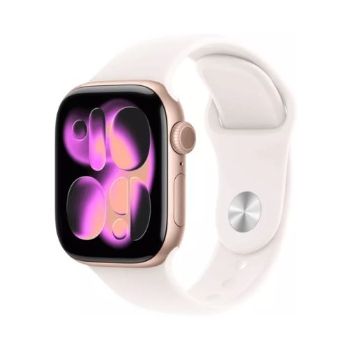 Apple-Watch-Series-11-GPS-42mm-Aluminium-rosegold-OneThing_Gr Apple Watch (Series 11 2025) Gps 42mm Rose Gold Aluminium Case με Sport Band S/M Light Blush EU - Image 1