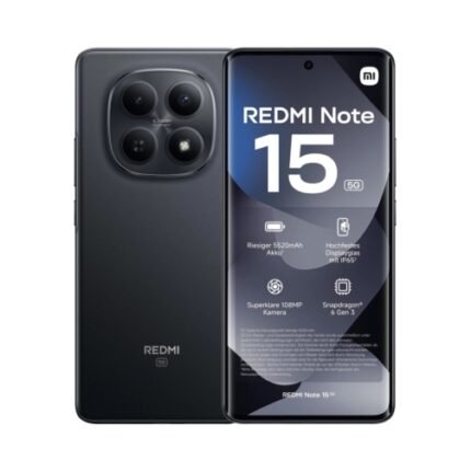 Xiaomi Redmi Note 15 5G 256GB (8GB Ram) Dual-Sim Midnight Black EU