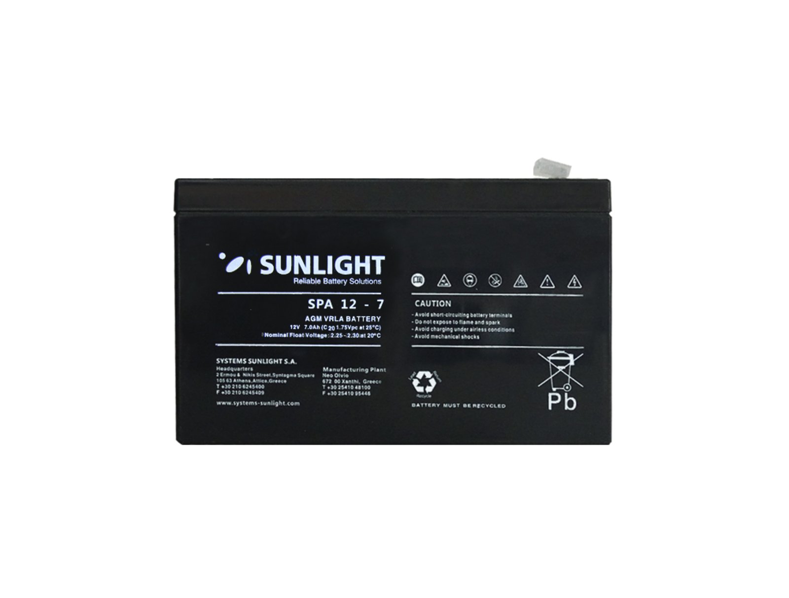 0.081.002_battry-vrla-RT1270-rechargable-12v-7ah-for-ups.jpg BATTERY VRLA RECHARGABLE 12V-7AH FOR UPS NEW - Image 1
