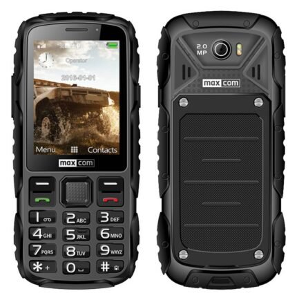 Maxcom MM920 2.8" Water-dust proof IP67 με Φακό, Ραδιόφωνο (Λειτουργεί χωρίς Handsfree) και Κάμερα Μαύρο