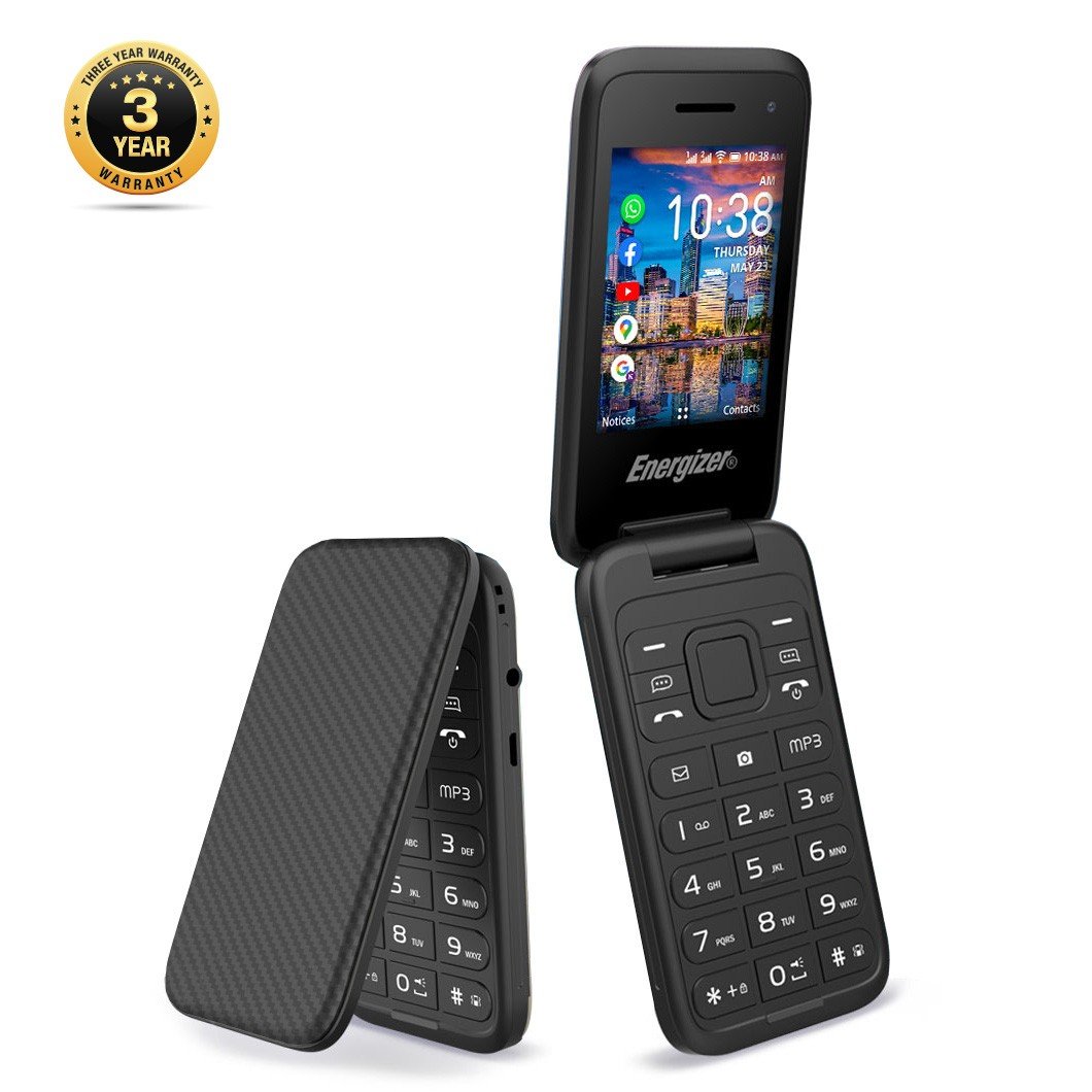 34463-146.jpg Energizer Energy E282SC 512MB/4GB Dual Sim 4G 2.8" KaiOS 1400 mAh, Bluetooth, Camera, Μαύρο με 3 Χρόνια Εγγύηση - Image 1