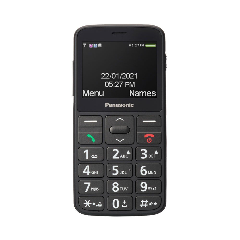 37298-22.jpg Panasonic KX-TU160EXB 2.4" με πλήκτρο SOS, Bluetooth, Μεγάλα Γράμματα Μαύρο - Image 1