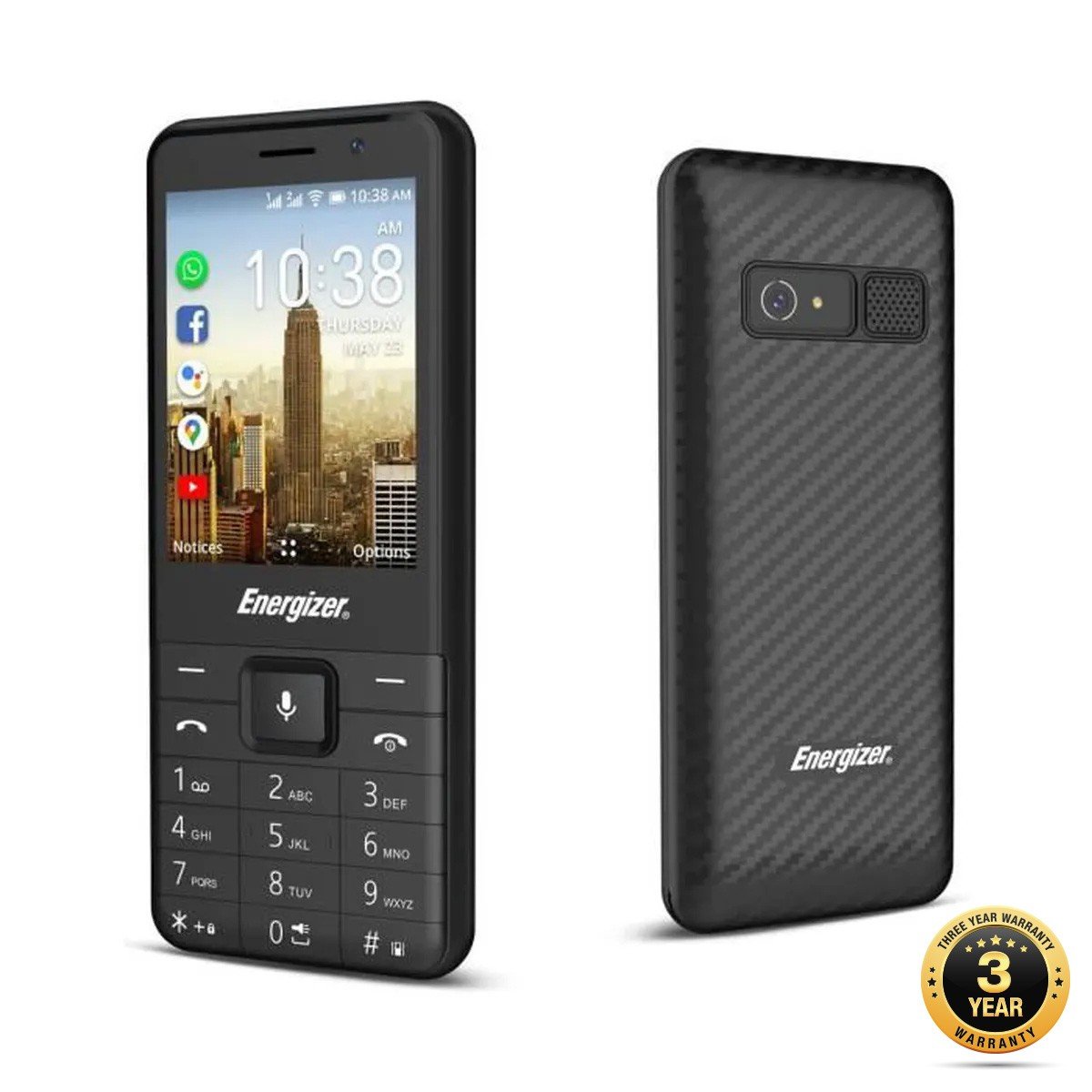 37701-155.jpg Energizer Energy E280S 512MB/4GB Dual Sim 4G 2.8" KaiOS 3000mAh Bluetooth Camera Μαύρο 3 Χρόνια Εγγύηση - Image 1