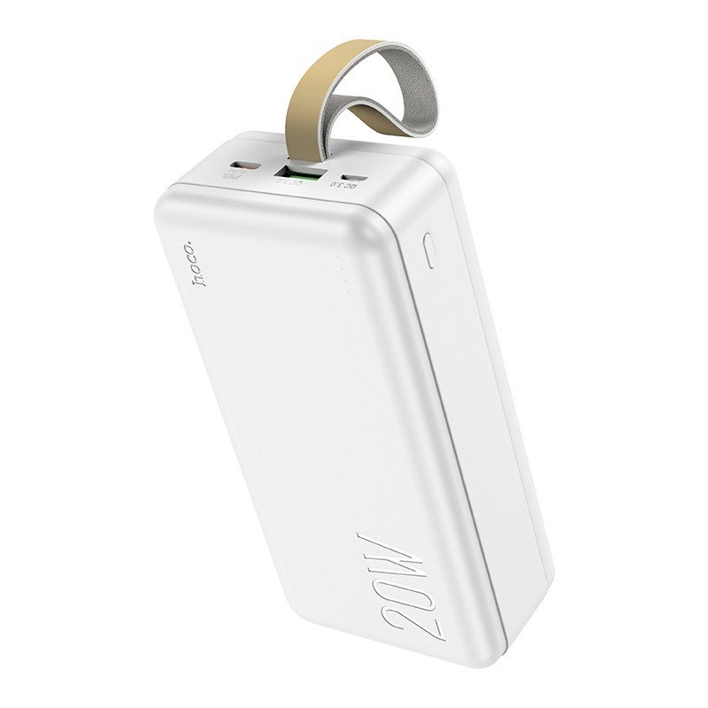 38309-15.jpg Power Bank Hoco J87B Tacker 30000mAh PD20W+QC3.0 με USB 18W και USB-C 20W 5V/3A LED Οθόνη Λευκό - Image 1