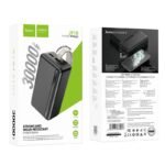 Power Bank Hoco J91B 30000mAh με Έξοδο 5V/2.1A με LED Ένδειξη Μπαταρίας Μαύρο - Image 2
