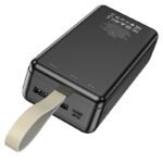 Power Bank Hoco J91B 30000mAh με Έξοδο 5V/2.1A με LED Ένδειξη Μπαταρίας Μαύρο - Image 4