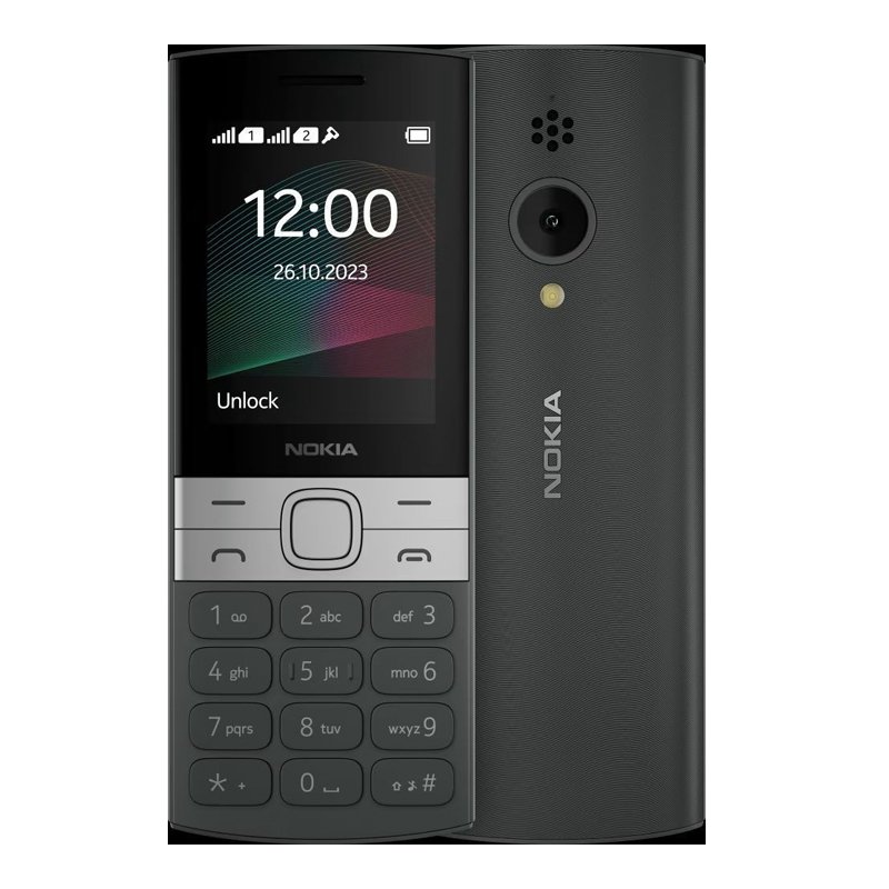 40021-166.jpg Nokia 150 (2023) Dual Sim 2.4" Μαύρο GR - Image 1