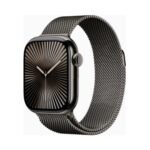 Apple Watch (Series 10 2024) Gps +Cellular 42mm Slate Titanium Case με Sport Loop Slate Milanese EU