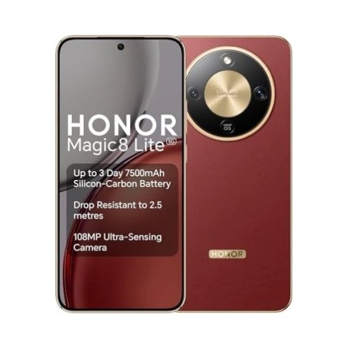 Honor-Magic8-Lite-512GB-reddish-brown-OneThing_Gr Honor Magic8 Lite 5G 512GB (8GB Ram) Dual-Sim Reddish Brown EU - Image 1