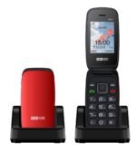 Maxcom MM817 (Dual Sim) 2,4" με Μεγάλα Πλήκτρα, Βάση Φόρτισης, Ραδιόφωνο (Λειτουργεί χωρίς Handsfree) Κόκκινο - Image 2