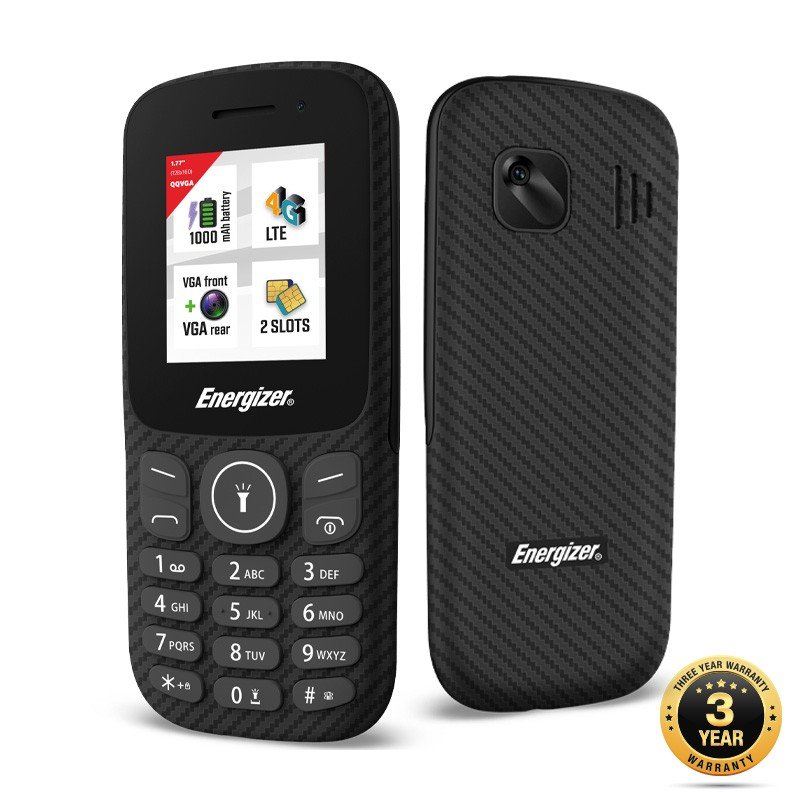 37699.jpg Energizer Energy E130S 4G Dual Sim 1.77" 1000 mAh, Bluetooth, Camera Μαύρο - Image 1