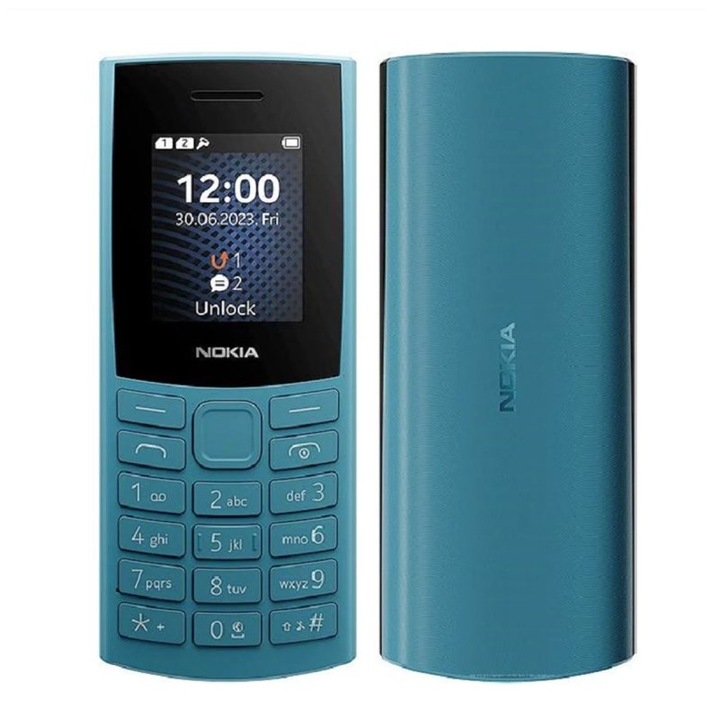 39970-12.jpg Nokia 105 4G (2023) Dual Sim 1.8" IPS LCD LTE Ocean Blue GR - Image 1