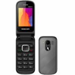 Maxcom MM815 2.4" Dual Sim με Κάμερα, Ραδιόφωνο 1000mAh Γκρι με Φορτιστή