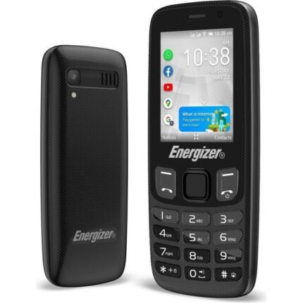 Energizer E242S+ 512MB/4GB Dual Sim 4G 2.4" KaiOS 2000mAh με Κάμερα Μαύρο και Φορτιστή